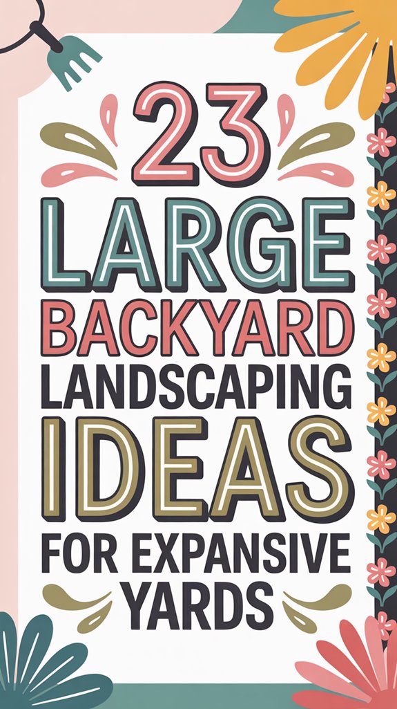 expansive yard landscaping ideas