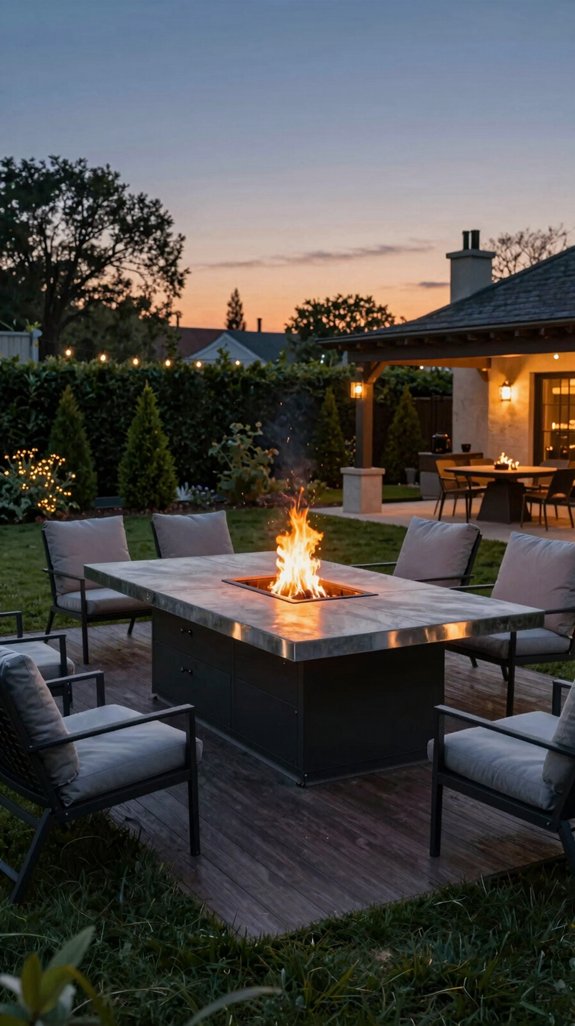 fire pit kitchen island