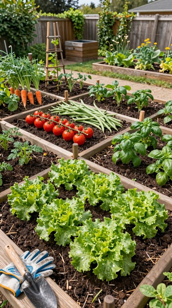 four foot garden rotation