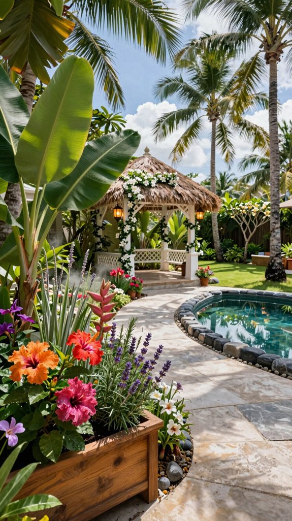 fragrant tropical garden design