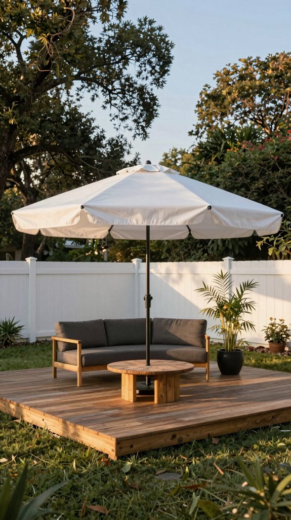 garden umbrella privacy dome