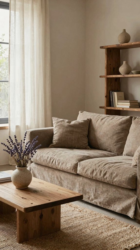 grounded warm earthy interiors