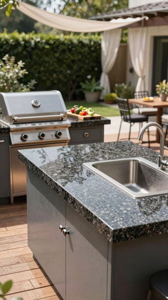 heat resistant outdoor countertops