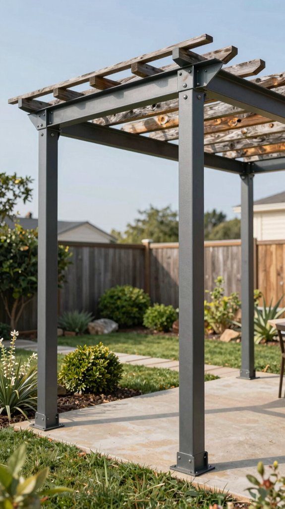 industrial steel pergola bolts
