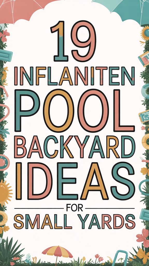 inflatable pool yard ideas
