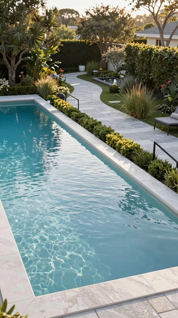 integrated pool pathway flow