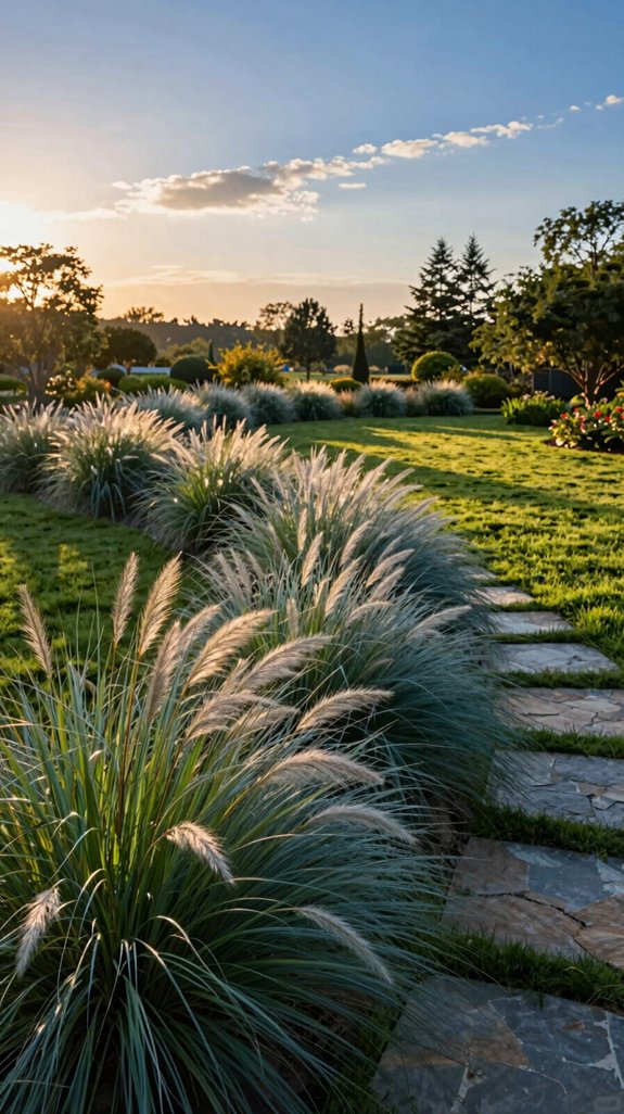 layered moving drought tolerant grasses