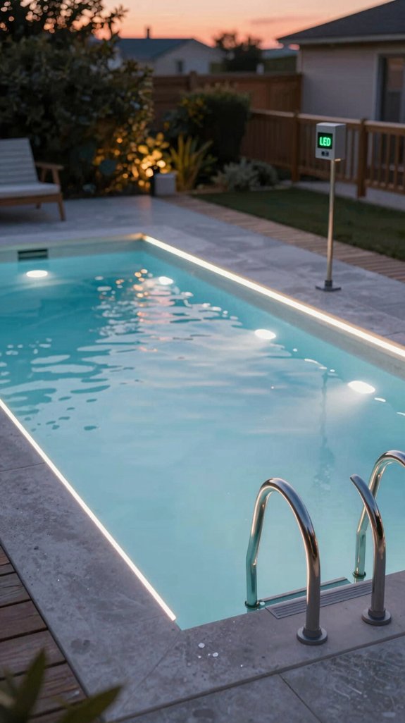 19 Small Backyard Pool Ideas for Compact Outdoor Spaces 18 led pool lighting safety