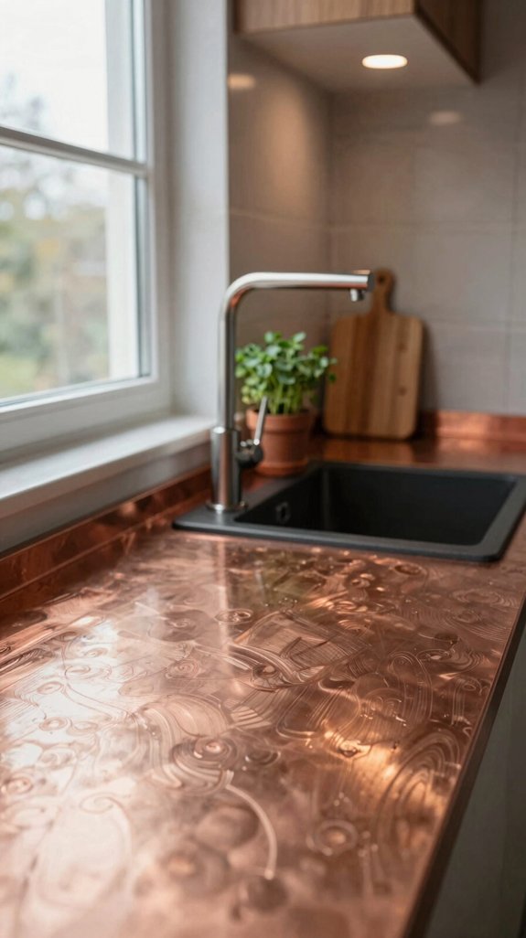 light lit copper brilliance