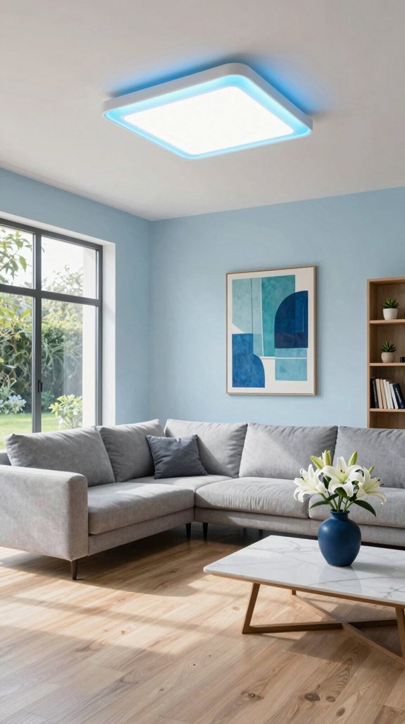 lighting guided blue selection