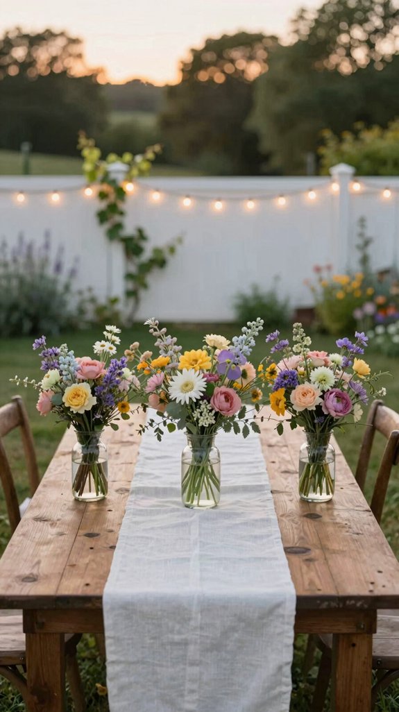 17 Cheap Backyard Wedding Ideas That Still Look Elegant 8 local wildflower rustic bouquets