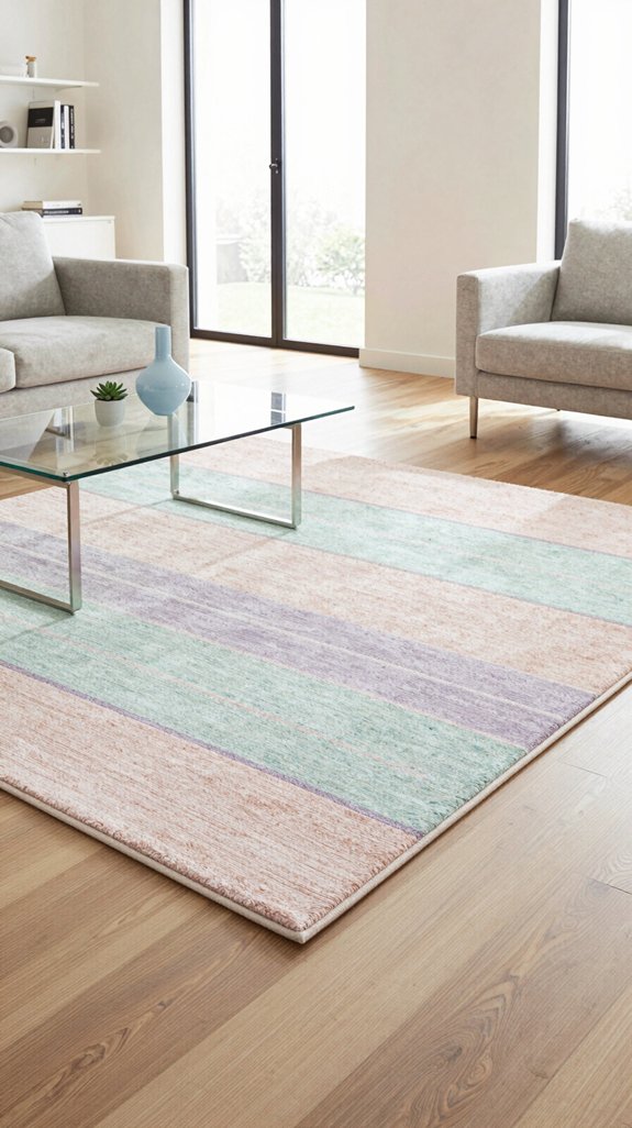 Ash Wood Color Combinations for Light and Contemporary Interiors 23 low pile neutral rug