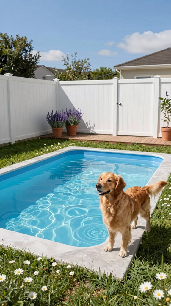 19 Backyard Dog Run Ideas for Happy and Active Dogs 10 low profile dog pool