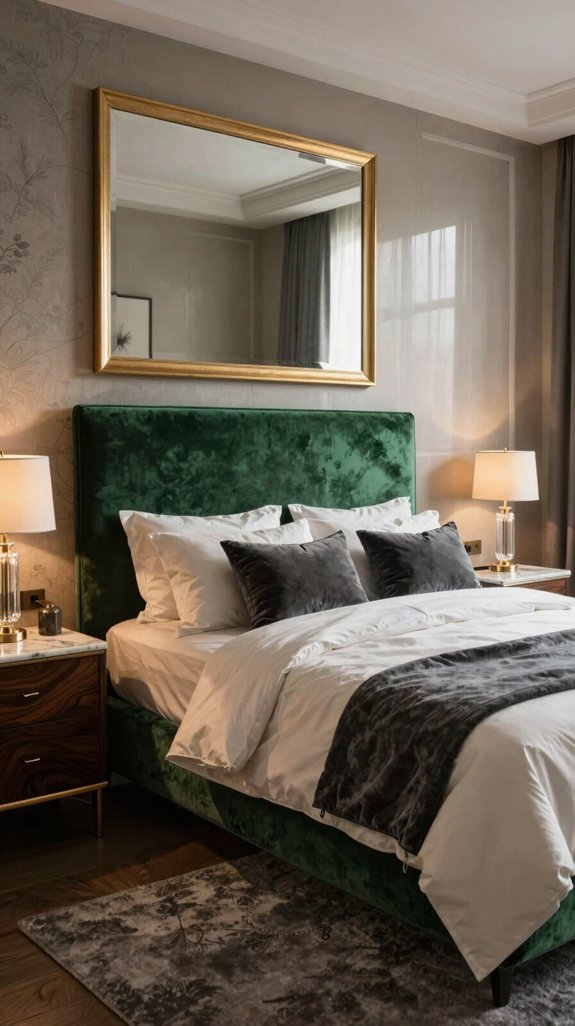 luxurious emerald serenity