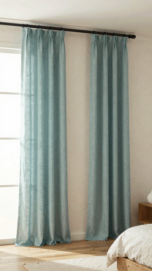 luxurious layered curtain design