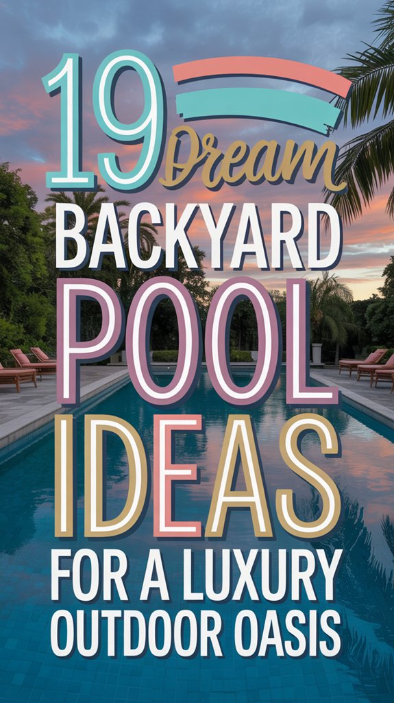 luxury backyard pool designs