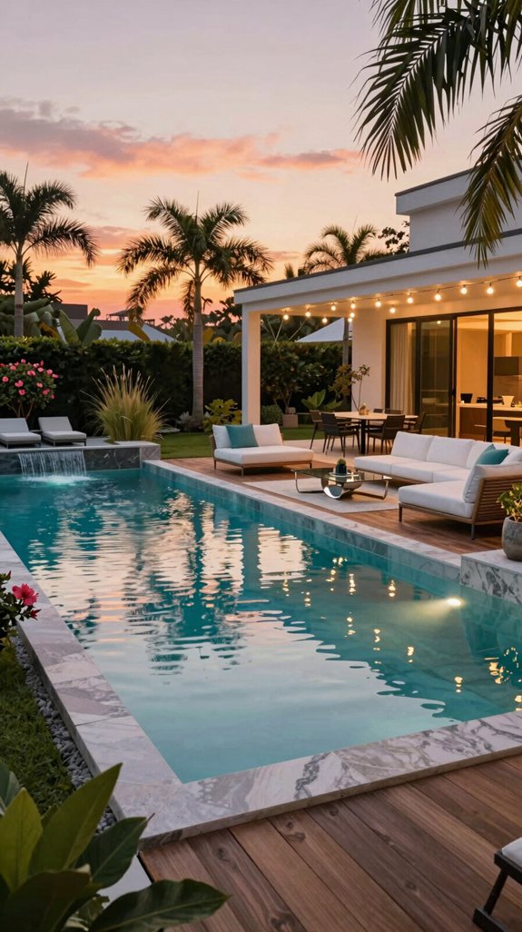 luxury pool smart living