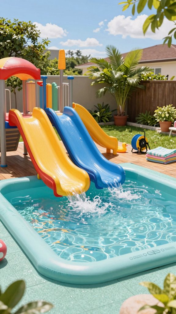 21 Kids Backyard Ideas for Fun Outdoor Play Areas 17 mini pond water play zone