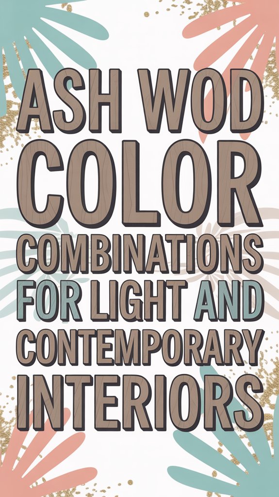 Ash Wood Color Combinations for Light and Contemporary Interiors 1 modern ash interior palette
