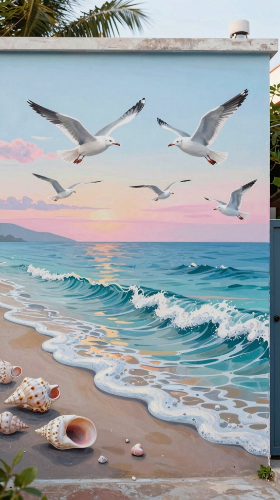 modular coastal weather resistant mural