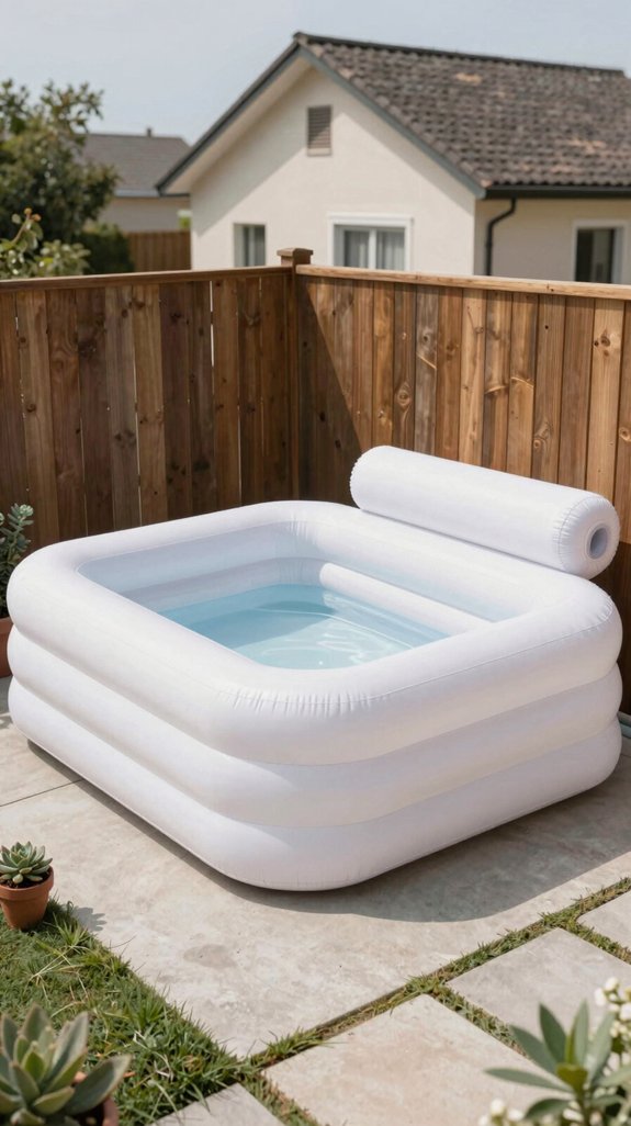19 Small Backyard Pool Ideas for Compact Outdoor Spaces 7 modular inflatable lagoon system