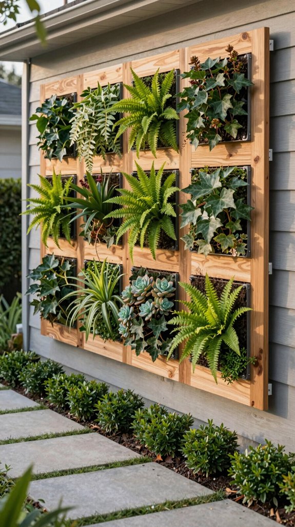 modular living wall plant panels