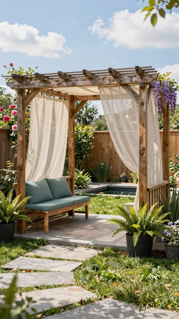 modular motorized pergola shading