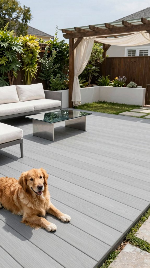 21 Backyard Patio Design Layout Ideas for Functional Spaces 19 modular pet friendly flooring