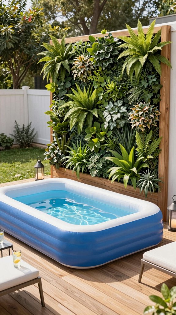 modular plant wall privacy hack