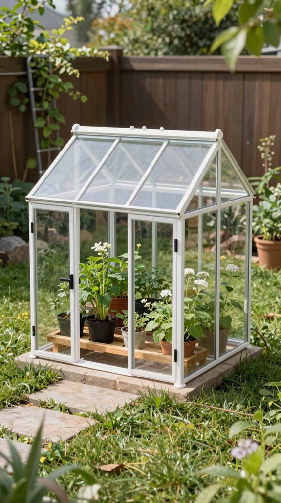 modular solar greenhouse corner