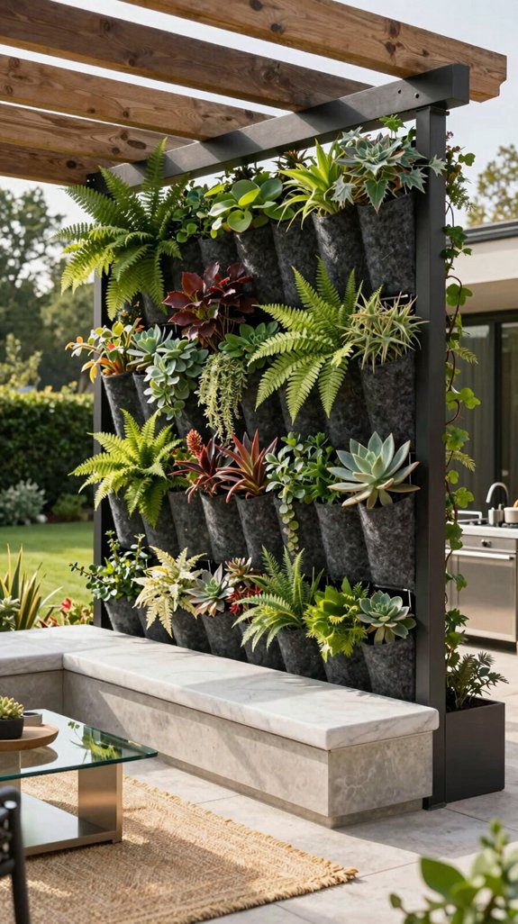 modular sustainable garden wall