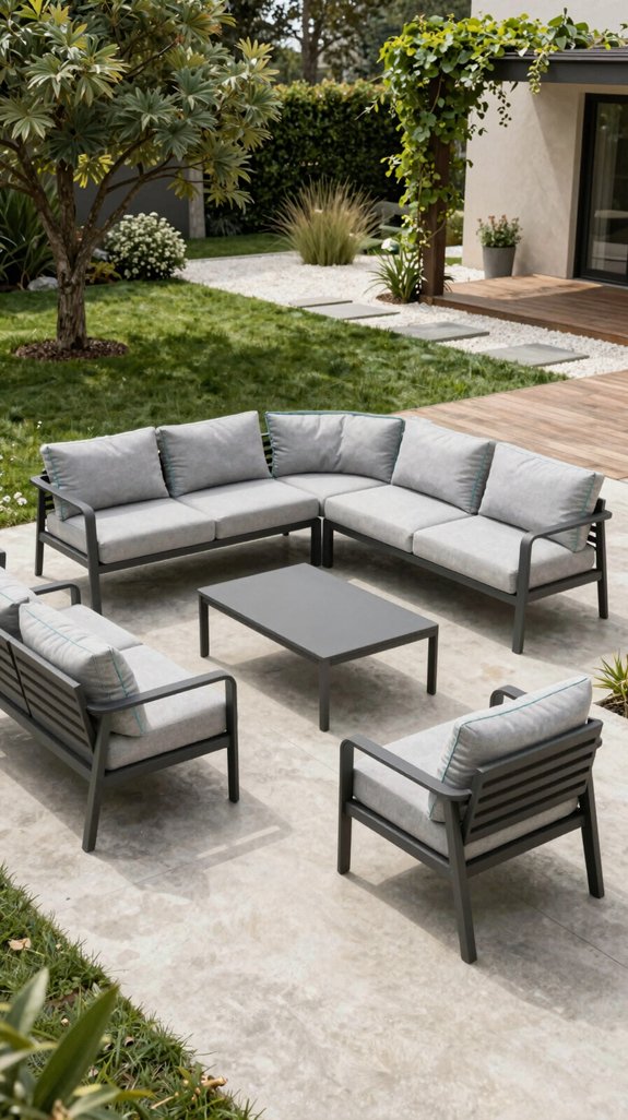 19 House Backyard Ideas for a Beautiful Outdoor Living Space 13 modular sustainable outdoor furniture
