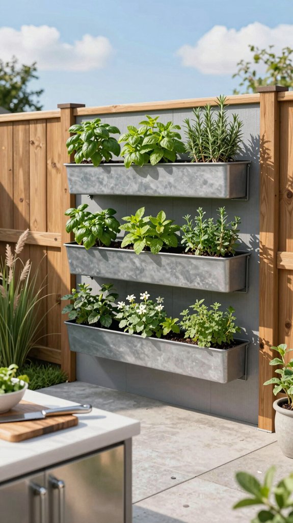 modular vertical herb garden