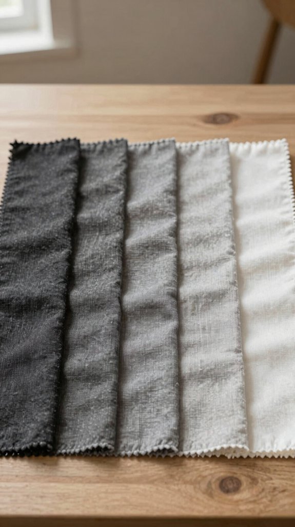 monochrome egyptian cotton interiors