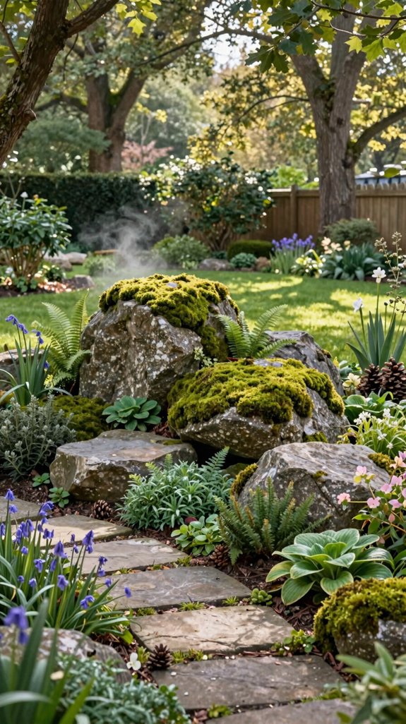 moss covered stone glade
