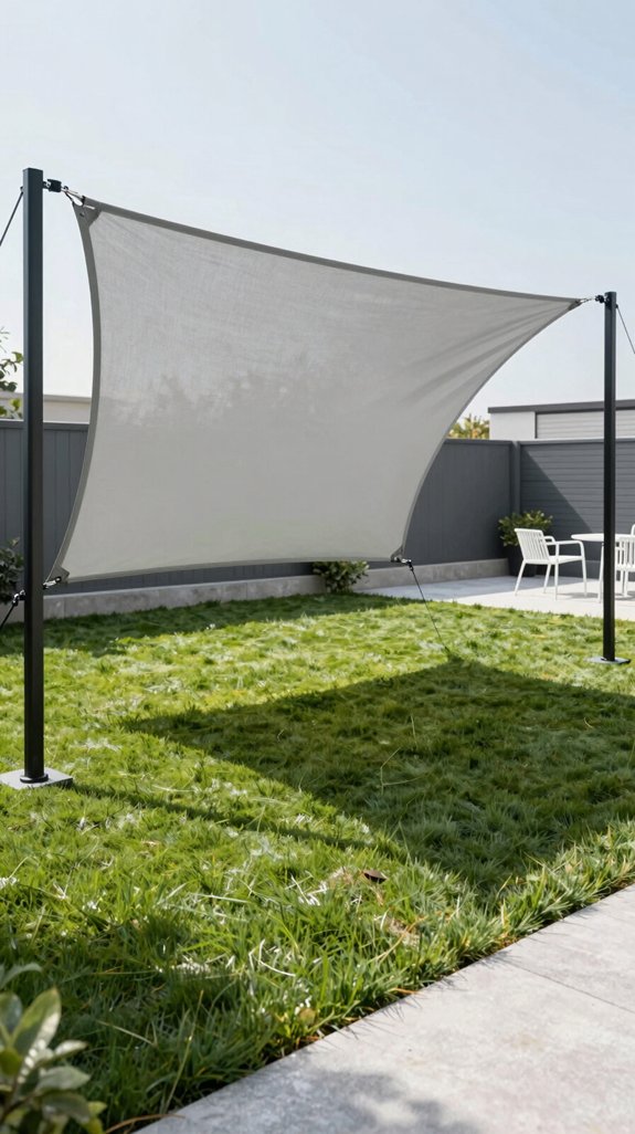 motorized uv blocking shade sail