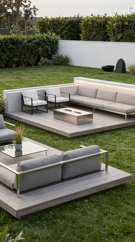 multi level turf seating terrace