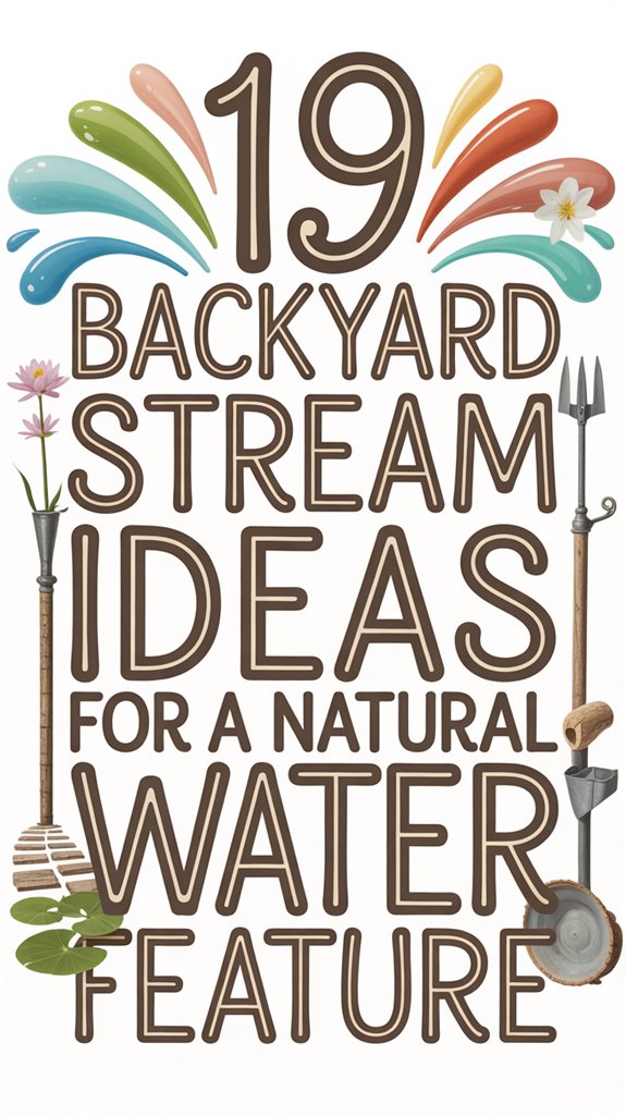 natural backyard water features