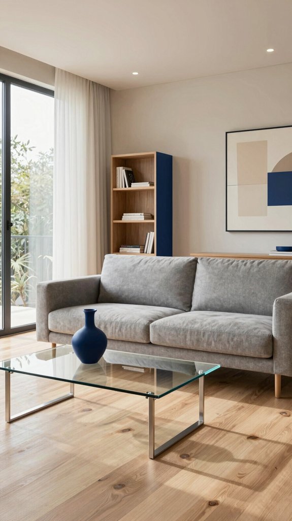 Ash Wood Color Combinations for Light and Contemporary Interiors 8 navy accents deepen ash interiors