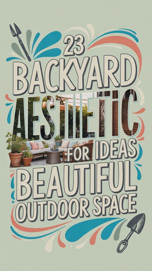 outdoor aesthetic backyard ideas