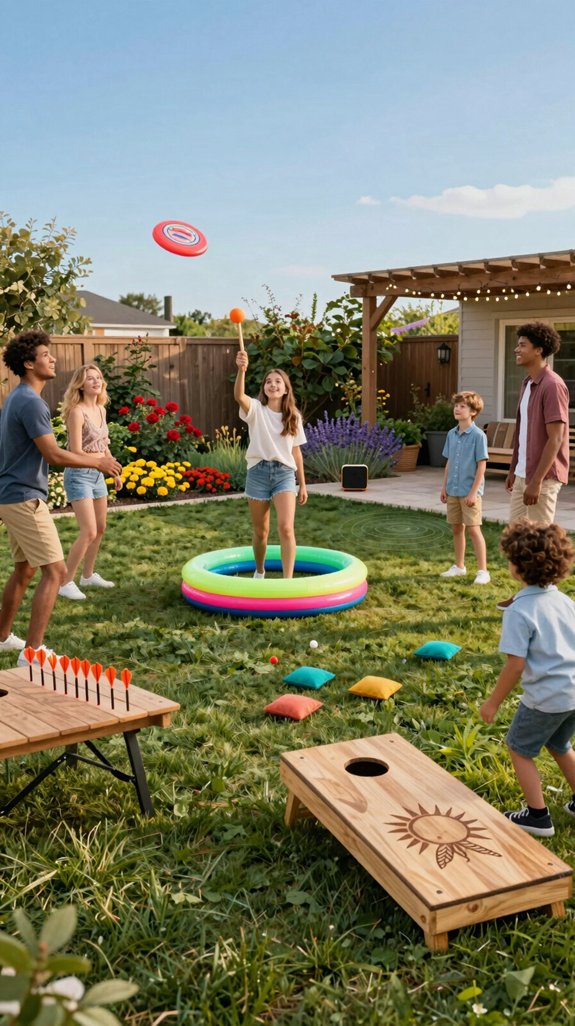 outdoor backyard game ideas