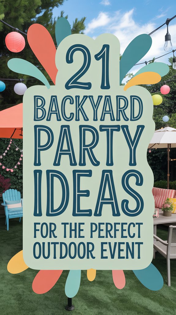 outdoor party setup ideas