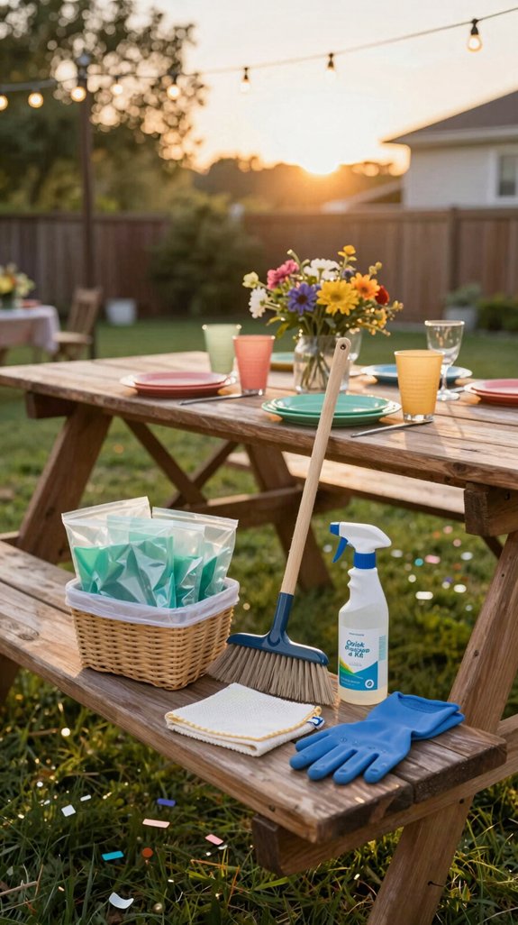 portable eco friendly cleanup kit