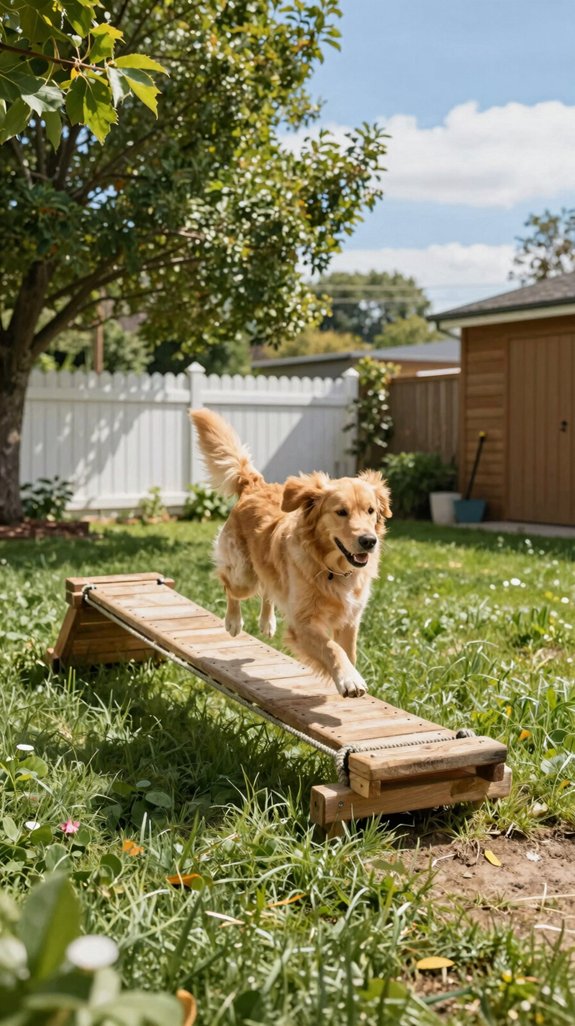 19 Backyard Dog Run Ideas for Happy and Active Dogs 6 pvc jump over set