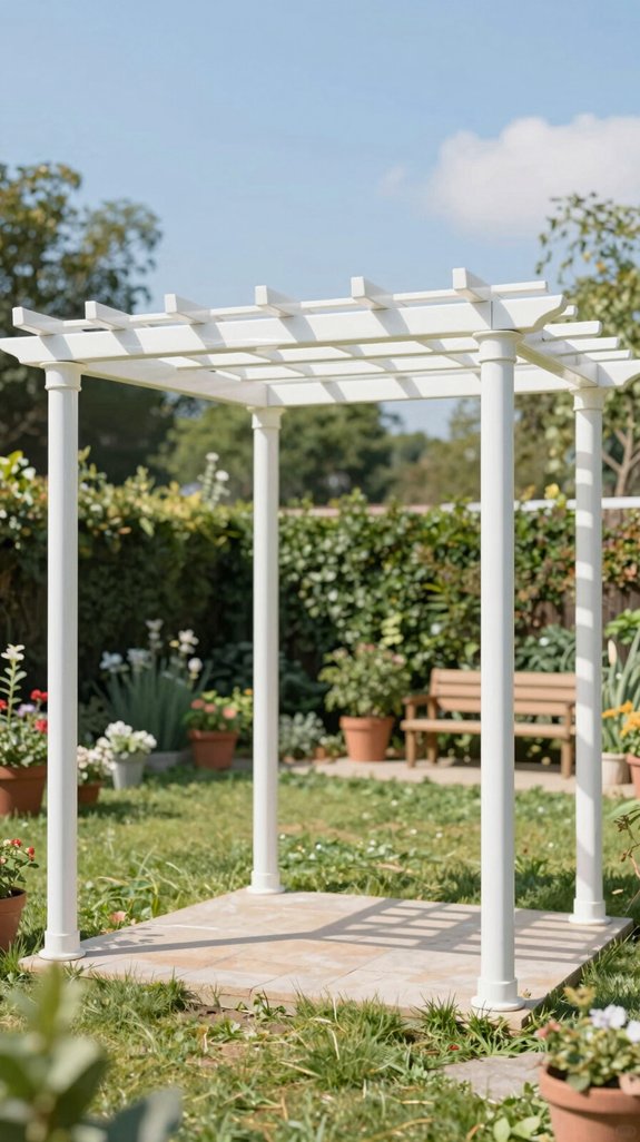 pvc pipe pergola diy