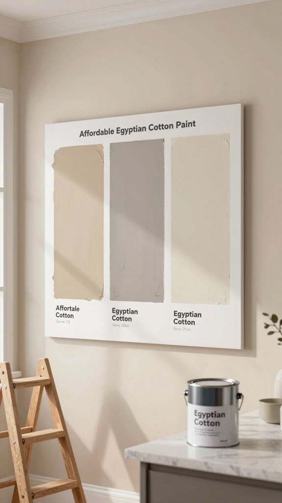 real egyptian cotton paint checklist