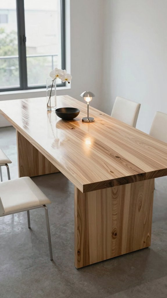 Ash Wood Color Combinations for Light and Contemporary Interiors 10 reflective ash wood finish