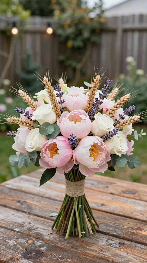 seasonal budget wedding bouquet