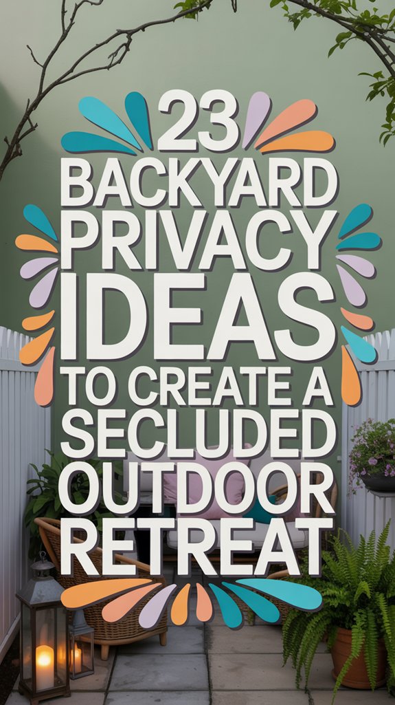 secluded backyard privacy solutions