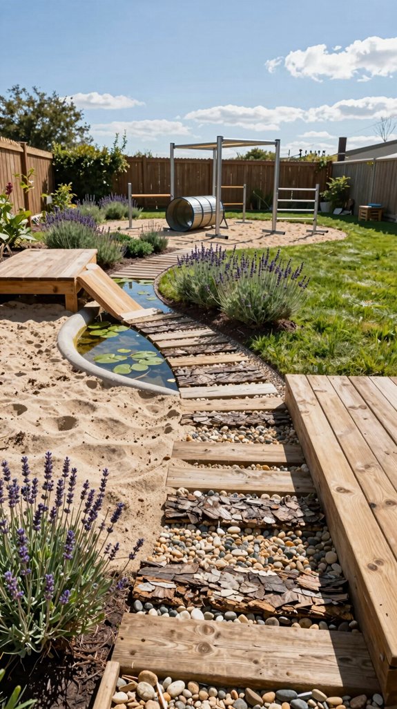 19 Backyard Dog Run Ideas for Happy and Active Dogs 11 sensory rich backyard dog playground